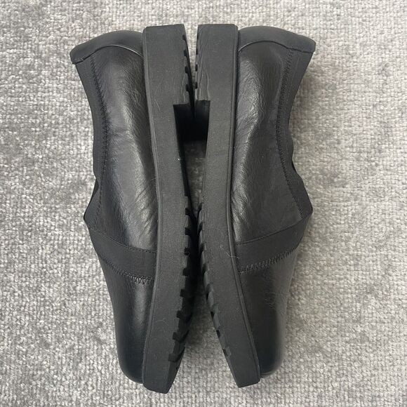 Clarks Shoes Womens Size 9 Black Leather Bellevue Cedar Lightweight Foam Bottom - Picture 8 of 11